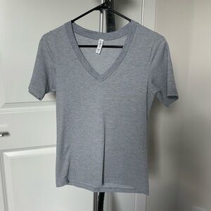 ATHLETA | Ribbed Short Sleeve Top